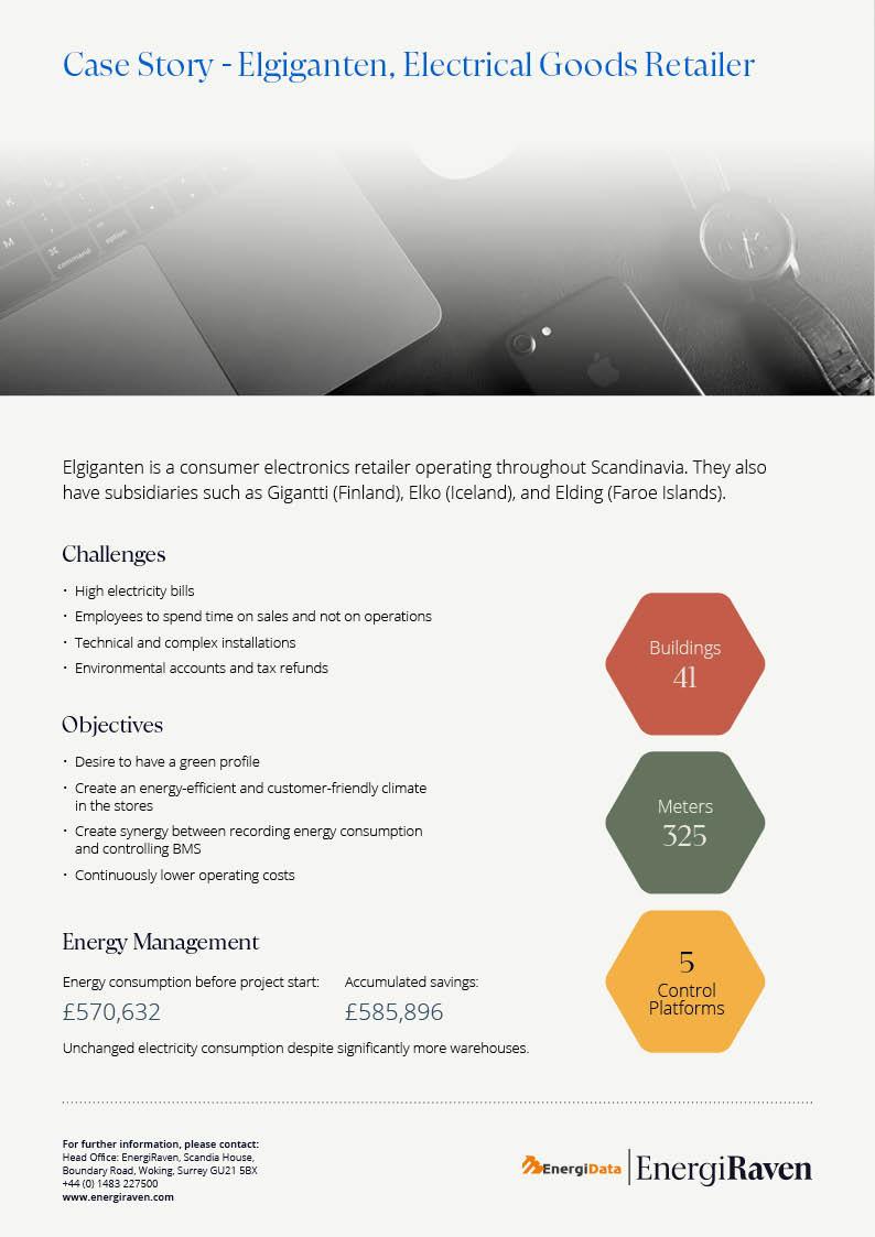 EnergiRaven Case Story (Elgiganten, Electrical Goods Retailer)
