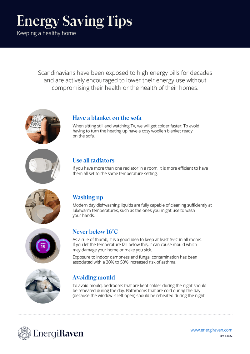 EnergiRaven Energy Saving Tips
