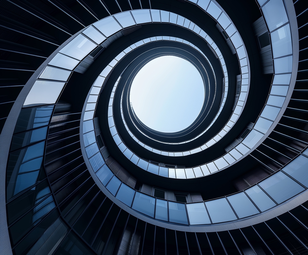 Modern apartment building